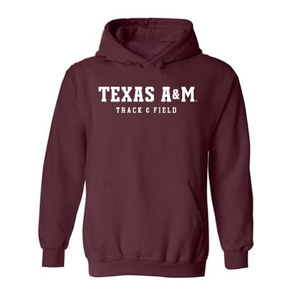 Texas A&M - NCAA Men's Track & Field : Blake Holland - Classic Shersey Hooded Sweatshirt-0