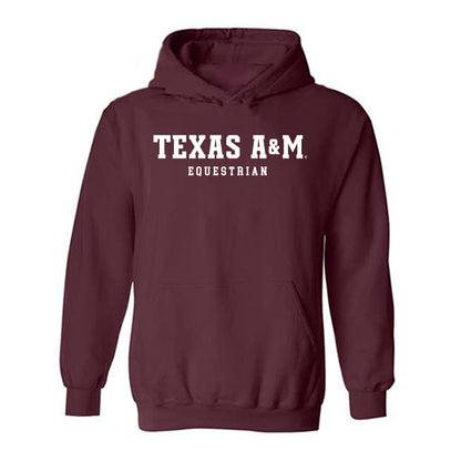 Texas A&M - NCAA Equestrian : Gracie Casebolt - Classic Shersey Hooded Sweatshirt-0