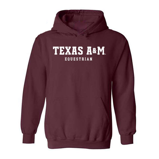 Texas A&M - NCAA Equestrian : Gracie Casebolt - Classic Shersey Hooded Sweatshirt-0