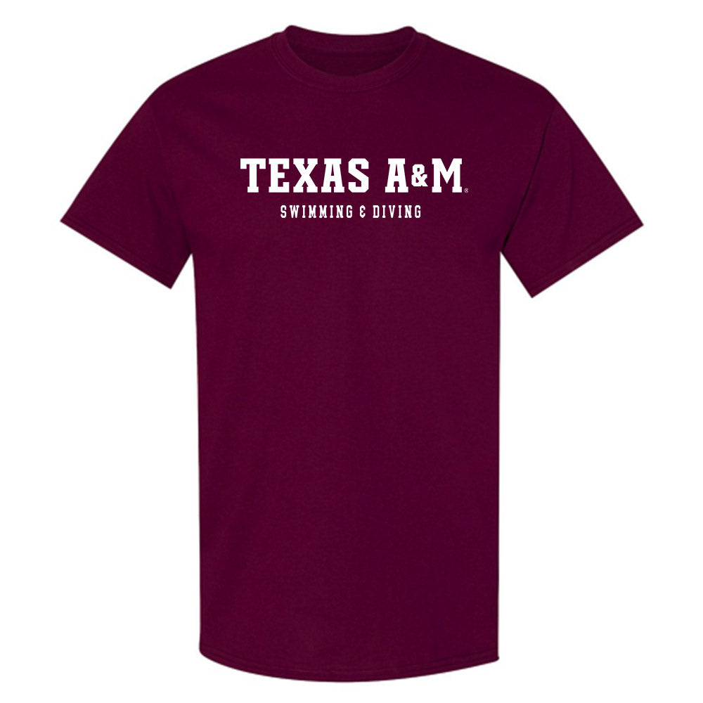 Texas A&M - NCAA Men's Swimming & Diving : Alejandro Michelena - Classic Shersey T-Shirt-0