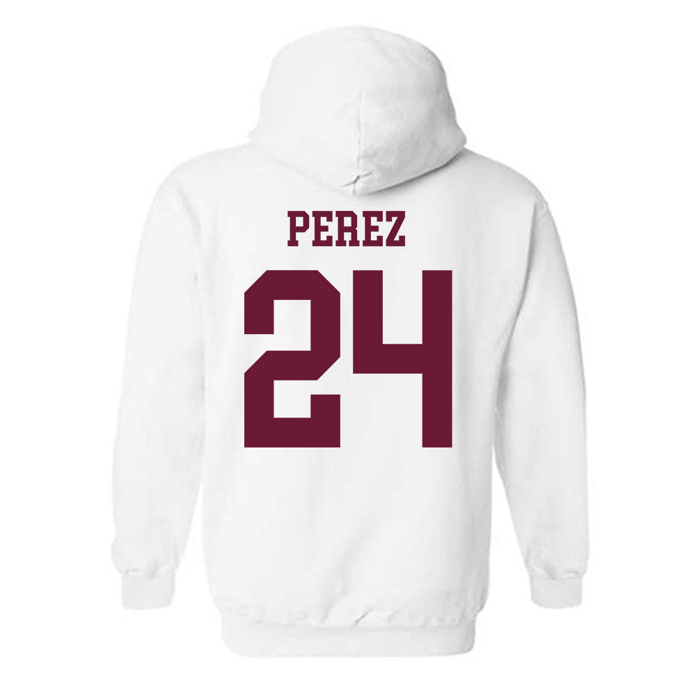 Texas A&M - NCAA Softball : Mya Perez - Classic Shersey Hooded Sweatshirt-1