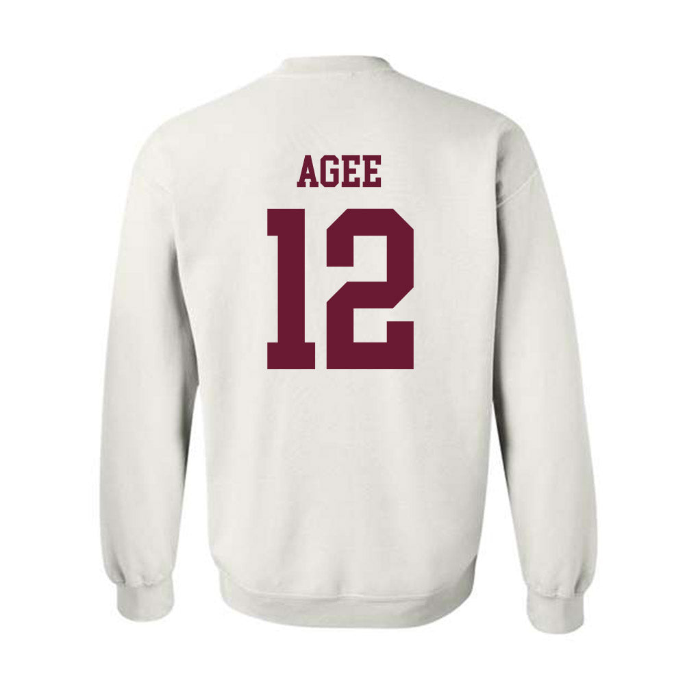 Texas A&M - NCAA Men's Basketball : Rashaun Agee - Classic Shersey Crewneck Sweatshirt-1