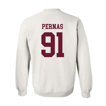 Texas A&M - NCAA Football : Lucas Pernas - Classic Shersey Crewneck Sweatshirt-1
