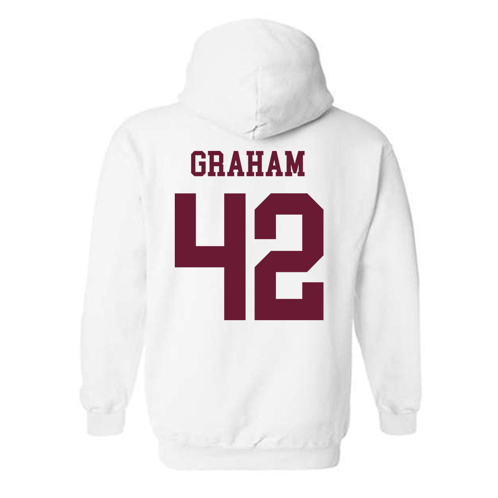 Texas A&M - NCAA Football : Jackson Graham - Classic Shersey Hooded Sweatshirt-1