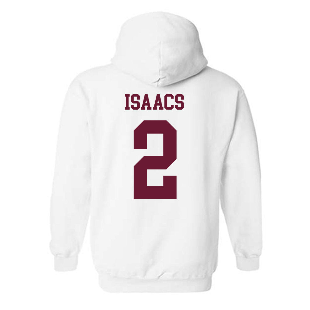 Texas A&M - NCAA Men's Basketball : Pop Isaacs - Classic Shersey Hooded Sweatshirt-1