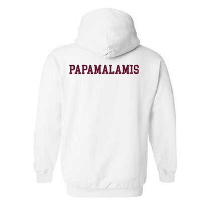Texas A&M - NCAA Men's Tennis : Theo Papamalamis - Classic Shersey Hooded Sweatshirt-1