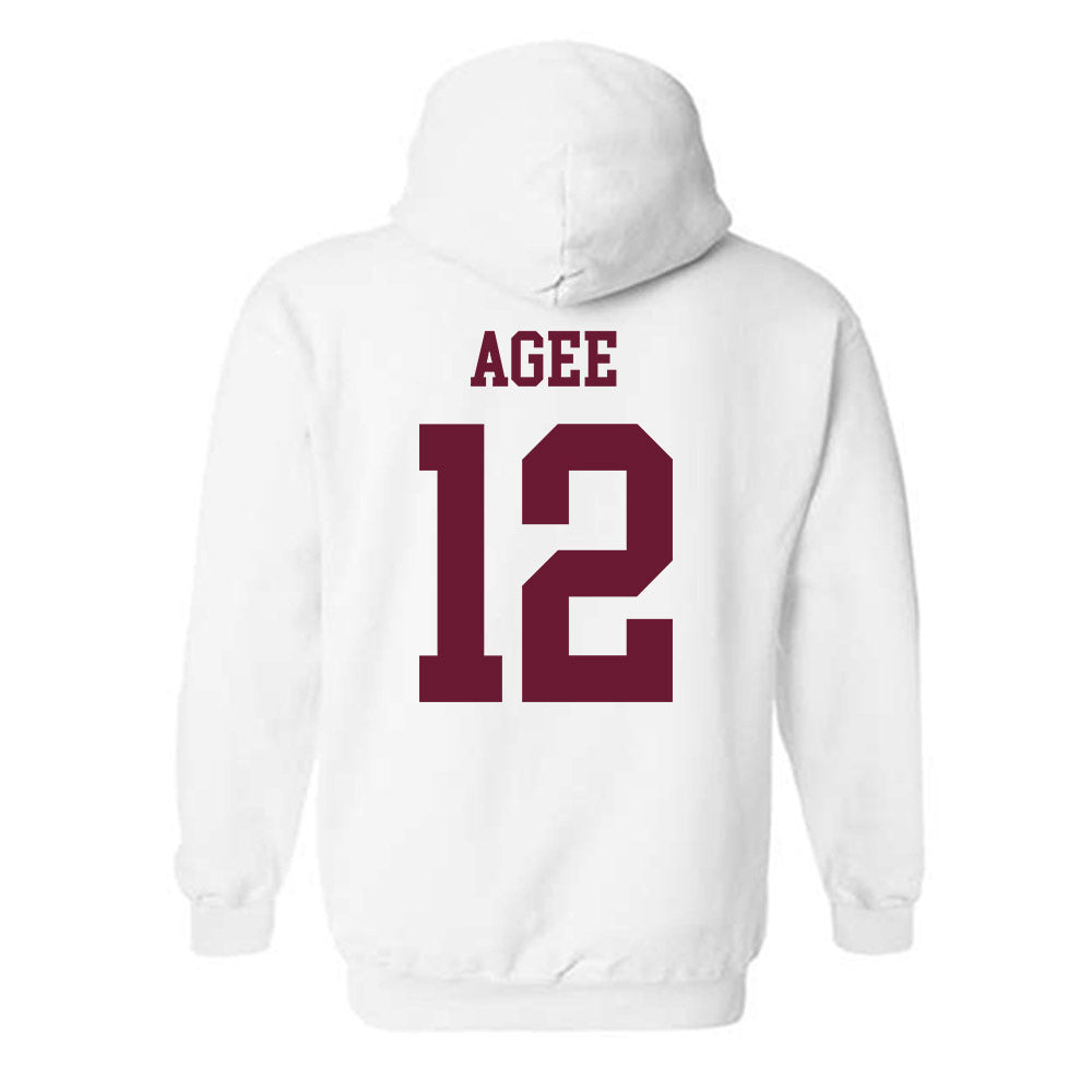 Texas A&M - NCAA Men's Basketball : Rashaun Agee - Classic Shersey Hooded Sweatshirt-1