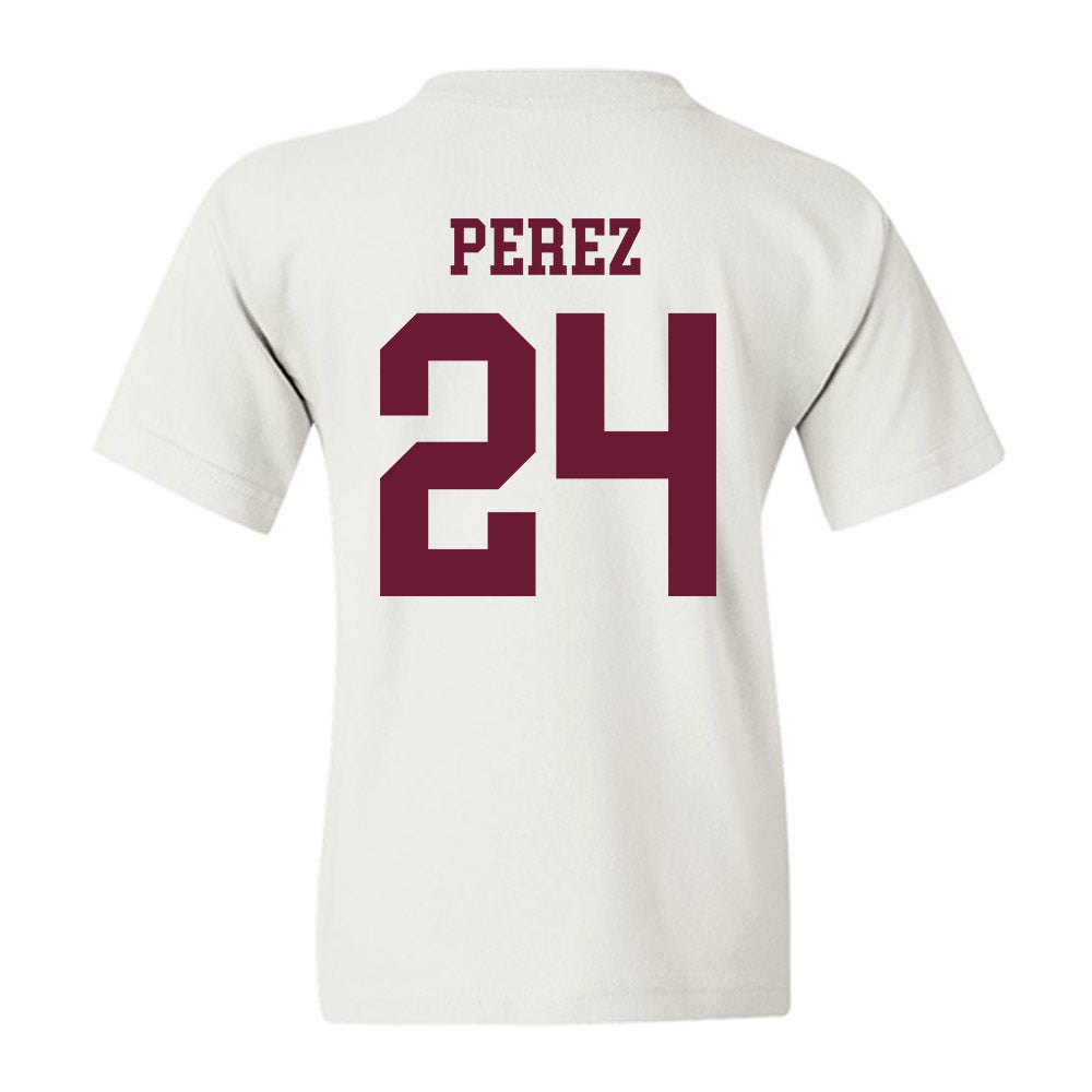 Texas A&M - NCAA Softball : Mya Perez - Classic Shersey Youth T-Shirt-1