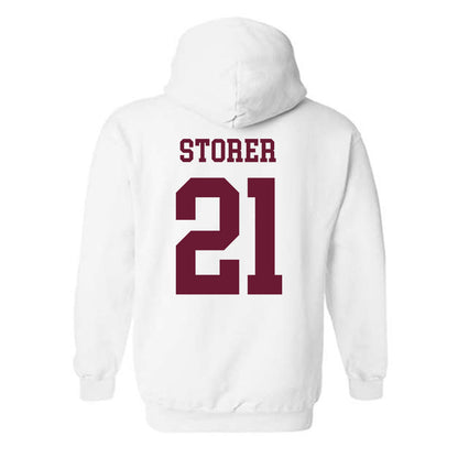 Texas A&M - NCAA Women's Soccer : Holly Storer - Classic Shersey Hooded Sweatshirt-1
