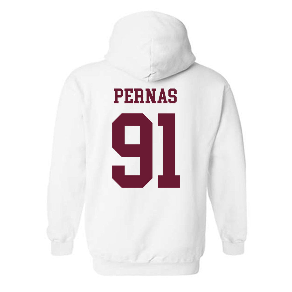 Texas A&M - NCAA Football : Lucas Pernas - Classic Shersey Hooded Sweatshirt-1