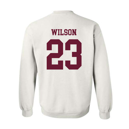 Texas A&M - NCAA Baseball : Jorian Wilson - Classic Shersey Crewneck Sweatshirt-1