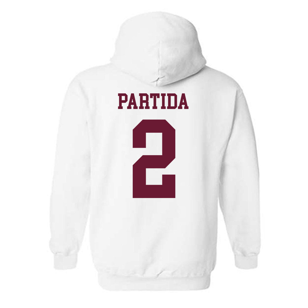 Texas A&M - NCAA Baseball : Nico Partida - Classic Shersey Hooded Sweatshirt-1