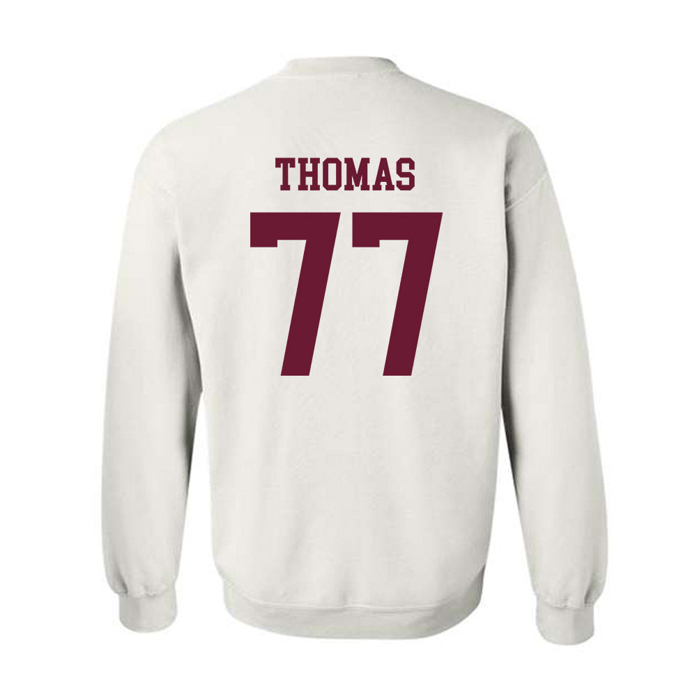 Texas A&M - NCAA Football : Tyler Thomas - Classic Shersey Crewneck Sweatshirt-1