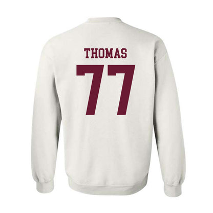 Texas A&M - NCAA Football : Tyler Thomas - Classic Shersey Crewneck Sweatshirt-1