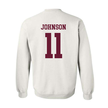 Texas A&M - NCAA Football : Kelshaun Johnson - Classic Shersey Crewneck Sweatshirt-1