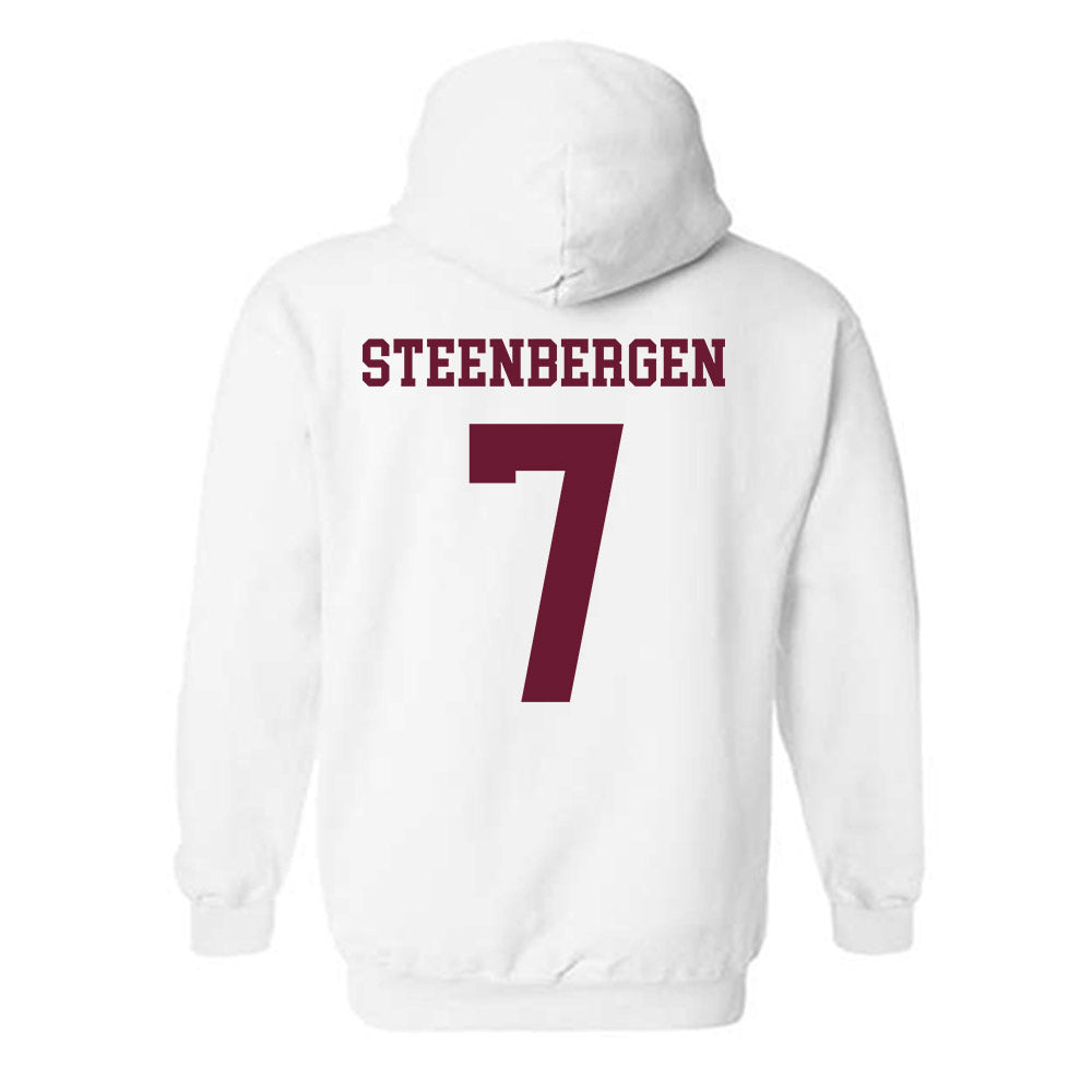 Texas A&M - NCAA Women's Basketball : Pien Steenbergen - Classic Shersey Hooded Sweatshirt-1