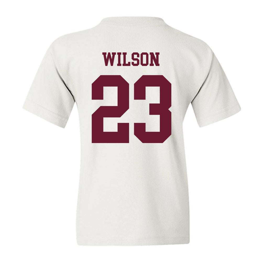 Texas A&M - NCAA Baseball : Jorian Wilson - Classic Shersey Youth T-Shirt-1