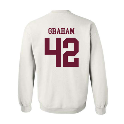 Texas A&M - NCAA Football : Jackson Graham - Classic Shersey Crewneck Sweatshirt-1