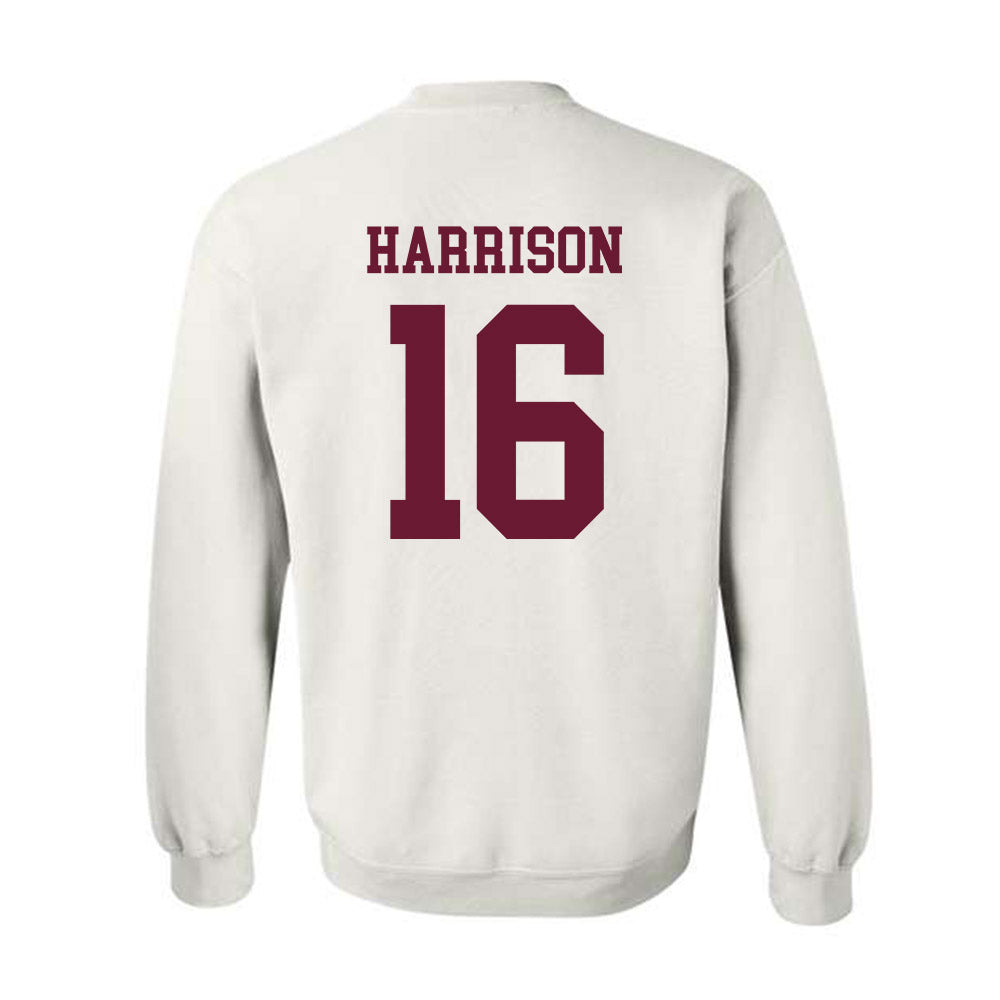 Texas A&M - NCAA Baseball : Bear Harrison - Classic Shersey Crewneck Sweatshirt-1