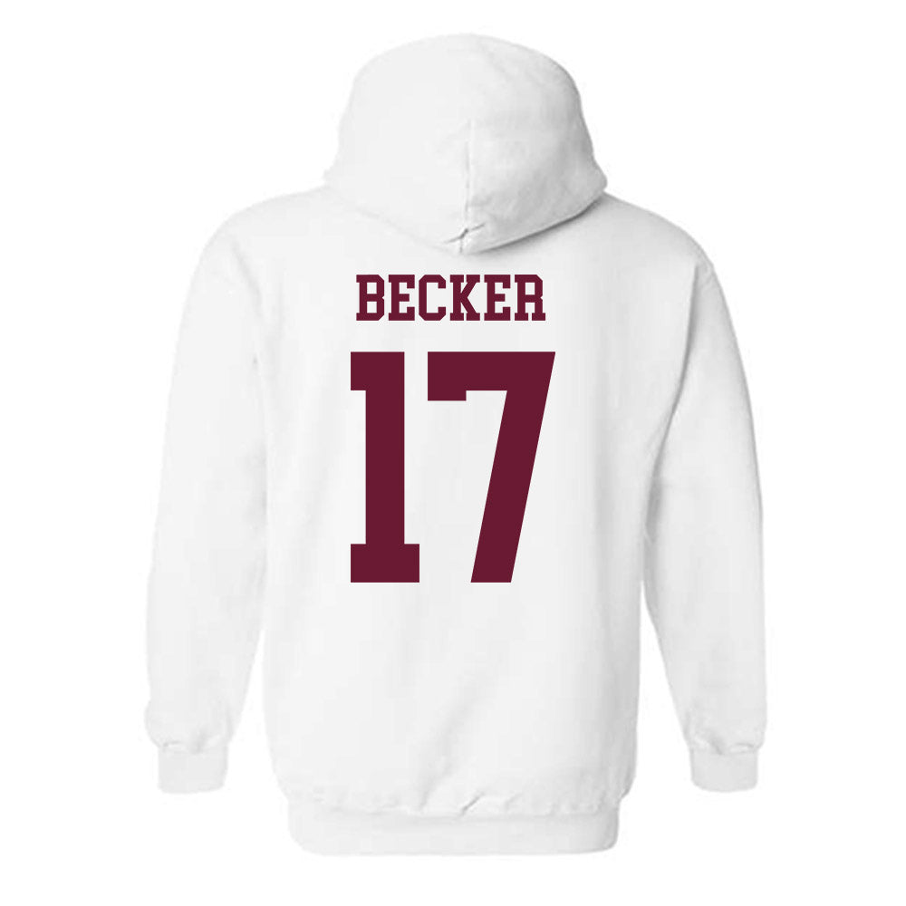Texas A&M - NCAA Baseball : Zane Becker - Classic Shersey Hooded Sweatshirt-1