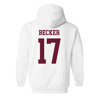 Texas A&M - NCAA Baseball : Zane Becker - Classic Shersey Hooded Sweatshirt-1