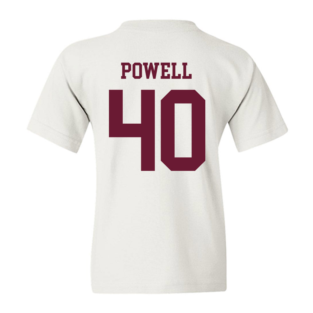 Texas A&M - NCAA Baseball : Cooper Powell - Classic Shersey Youth T-Shirt-1