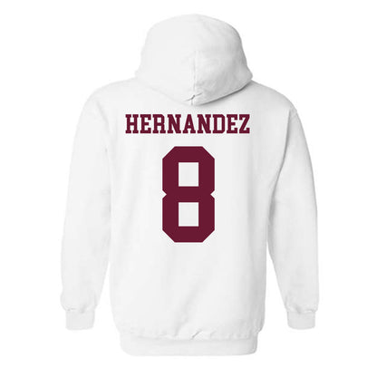 Texas A&M - NCAA Women's Volleyball : Amare Hernandez - Classic Shersey Hooded Sweatshirt-1