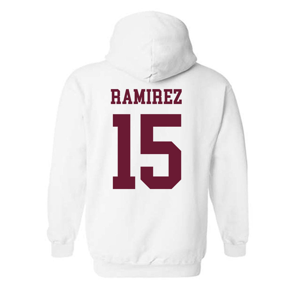 Texas A&M - NCAA Baseball : David Ramirez - Classic Shersey Hooded Sweatshirt-1