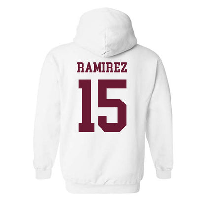 Texas A&M - NCAA Baseball : David Ramirez - Classic Shersey Hooded Sweatshirt-1