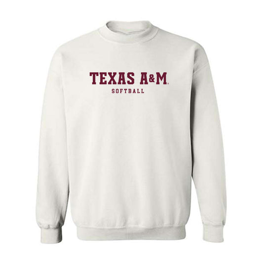 Texas A&M - NCAA Softball : Kate Munnerlyn - Classic Shersey Crewneck Sweatshirt-0