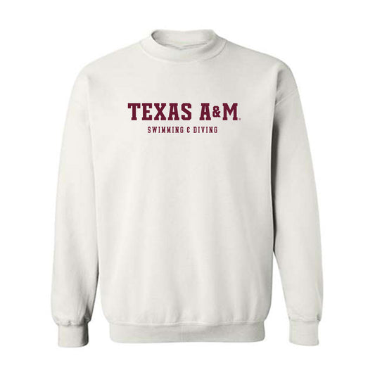 Texas A&M - NCAA Women's Swimming & Diving : Claire Gass - Classic Shersey Crewneck Sweatshirt-0