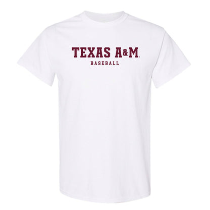 Texas A&M - NCAA Baseball : Cooper Powell - Classic Shersey T-Shirt-0
