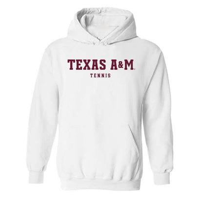 Texas A&M - NCAA Men's Tennis : Filip Pieczonka - Classic Shersey Hooded Sweatshirt-0