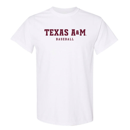 Texas A&M - NCAA Baseball : Cooper Fulbright - Classic Shersey T-Shirt-0