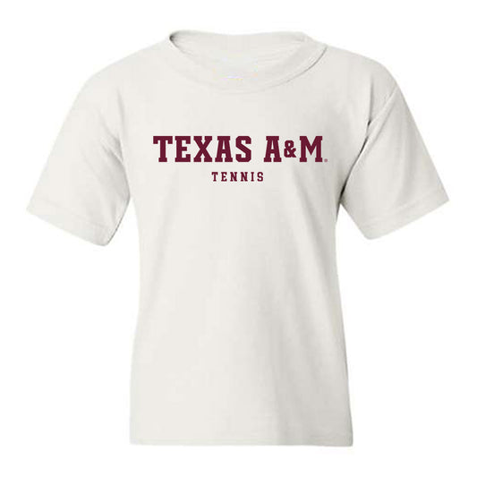 Texas A&M - NCAA Men's Tennis : Alex Frusina - Classic Shersey Youth T-Shirt-0
