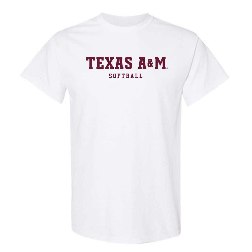 Texas A&M - NCAA Softball : Ariel Kowalewski - Classic Shersey T-Shirt-0