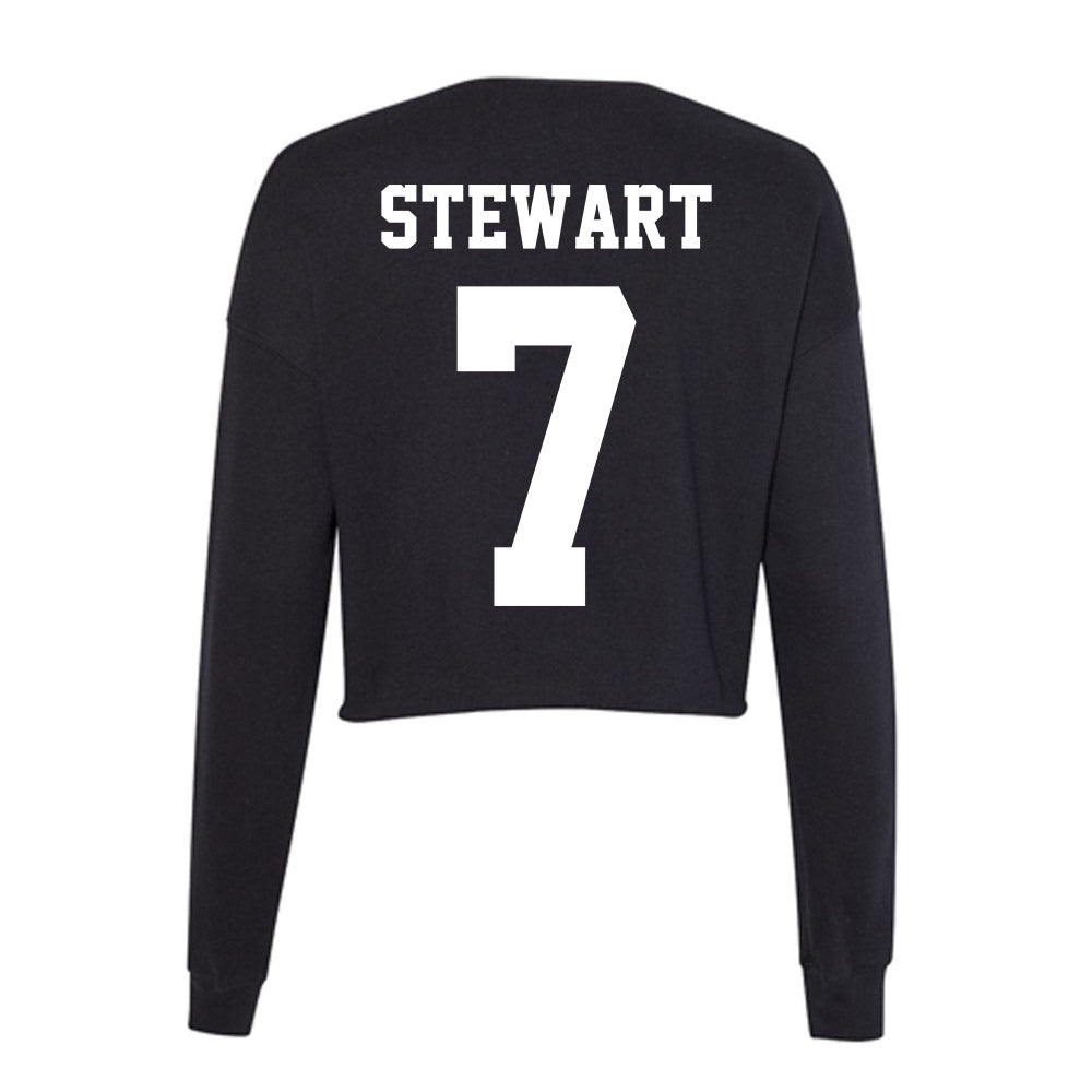 Penn State - NCAA Men's Basketball : Dominick Stewart - Classic Shersey Women's Cropped Crew Fleece-1