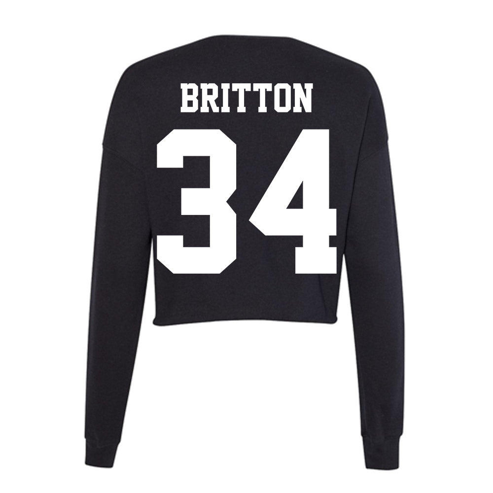 Penn State - NCAA Softball : Abigail Britton - Classic Shersey Women's Cropped Crew Fleece-1