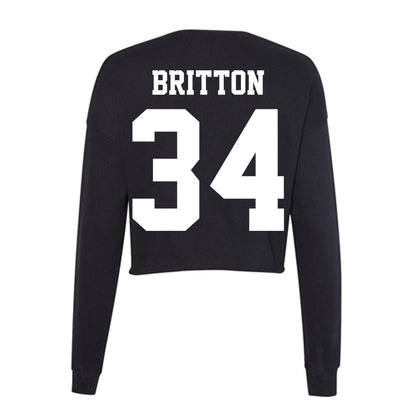 Penn State - NCAA Softball : Abigail Britton - Classic Shersey Women's Cropped Crew Fleece-1