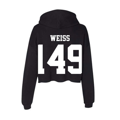 Penn State - NCAA Wrestling : Brock Weiss - Classic Shersey Women's Crop Fleece Hoodie-1