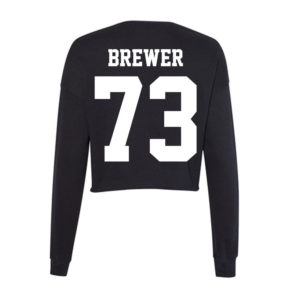 Penn State - NCAA Football : Caleb Brewer - Classic Shersey Women's Cropped Crew Fleece-1