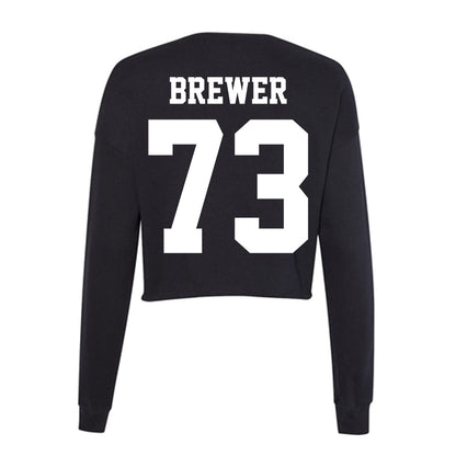 Penn State - NCAA Football : Caleb Brewer - Classic Shersey Women's Cropped Crew Fleece-1