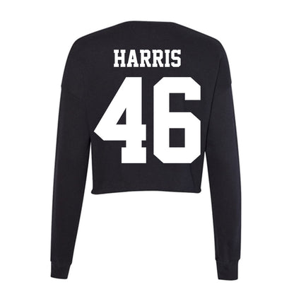 Penn State - NCAA Football : Cortez Harris - Classic Shersey Women's Cropped Crew Fleece-1