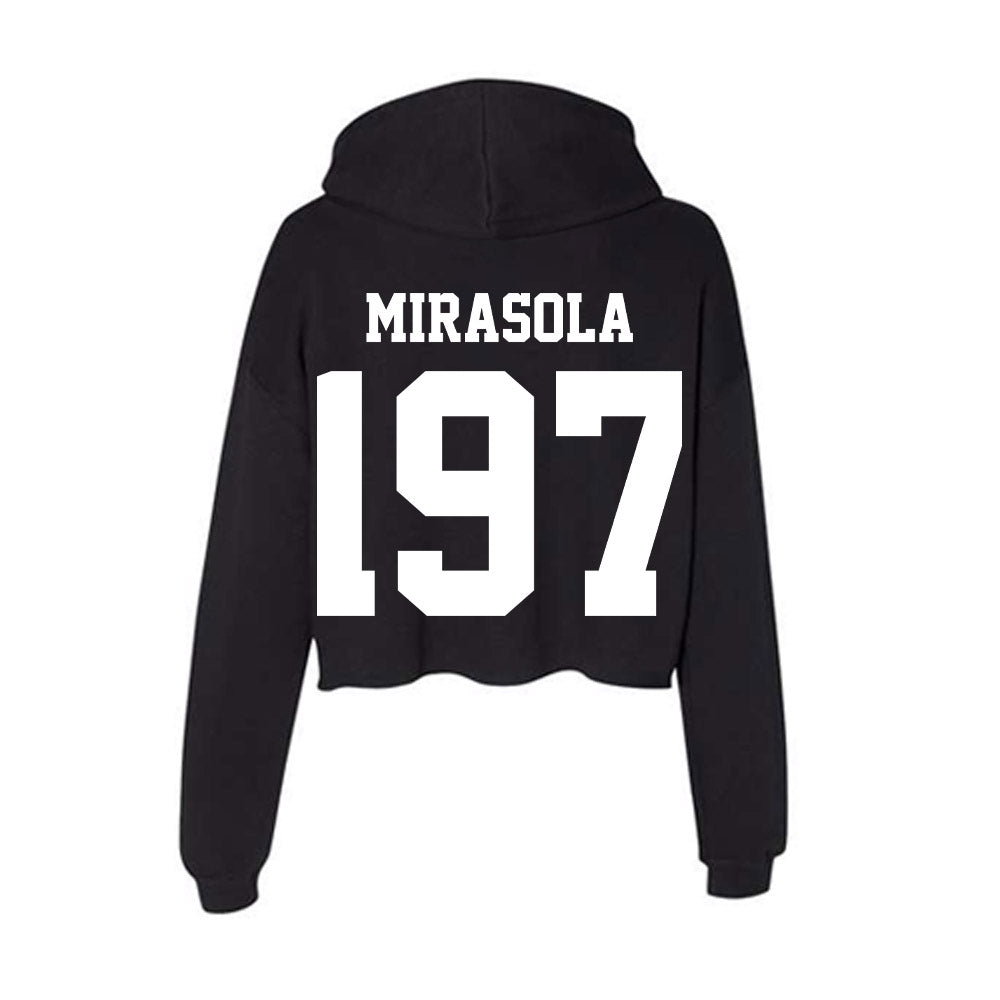 Penn State - NCAA Wrestling : Connor Mirasola - Classic Shersey Women's Crop Fleece Hoodie-1