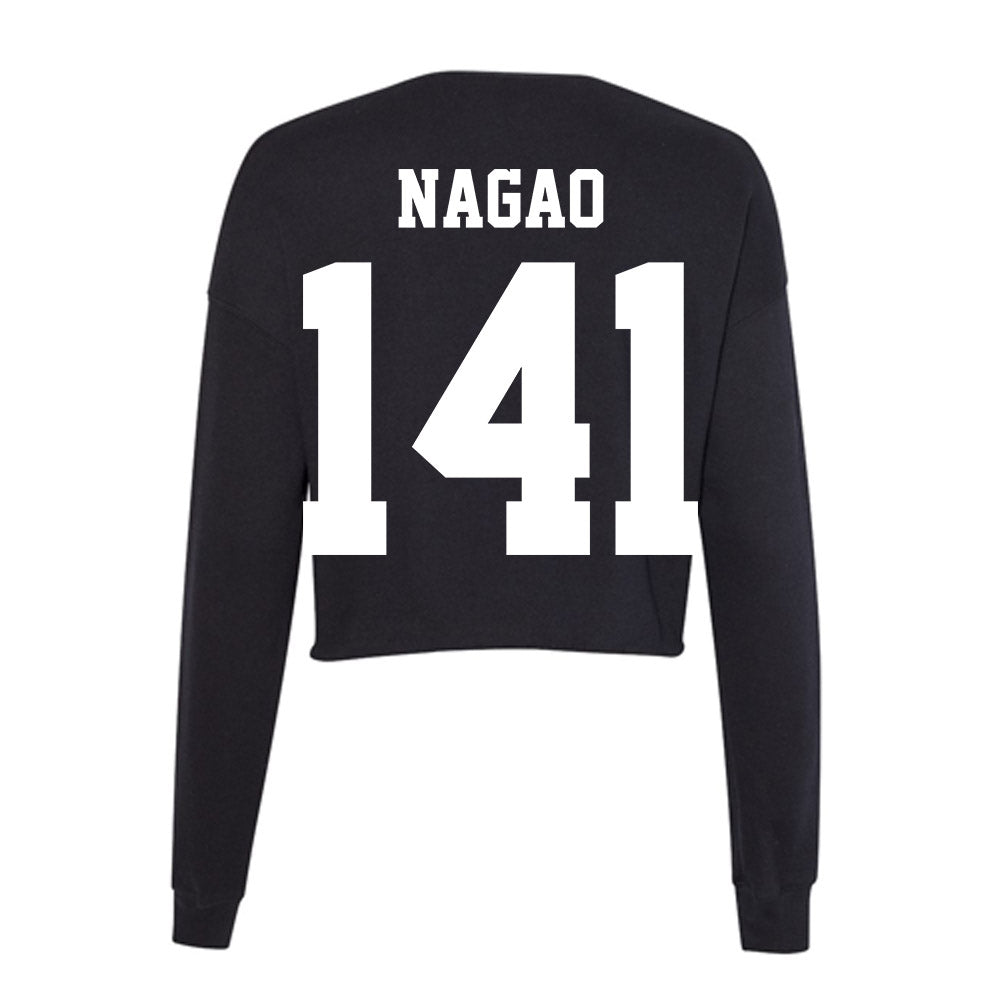 Penn State - NCAA Wrestling : Aaron Nagao - Classic Shersey Women's Cropped Crew Fleece-1