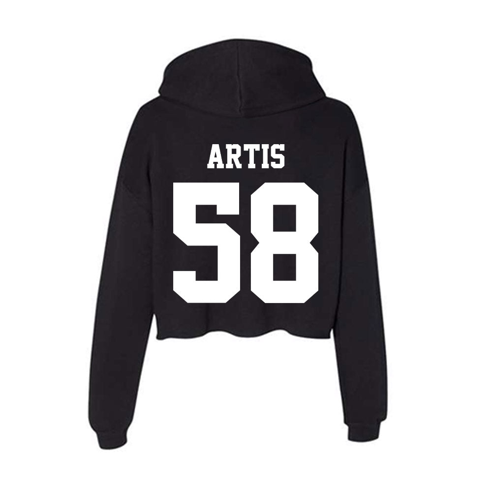 Penn State - NCAA Football : Kaleb Artis - Classic Shersey Women's Crop Fleece Hoodie-1