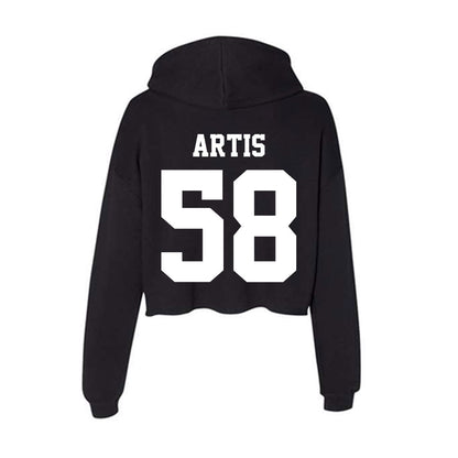 Penn State - NCAA Football : Kaleb Artis - Classic Shersey Women's Crop Fleece Hoodie-1