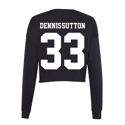 Penn State - NCAA Football : Dani Dennis-Sutton - Classic Shersey Women's Cropped Crew Fleece-1
