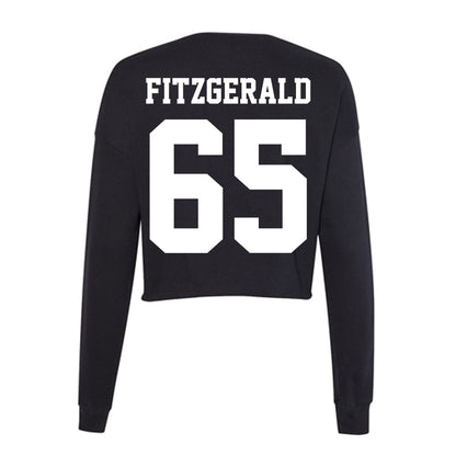 Penn State - NCAA Football : Jim Fitzgerald - Classic Shersey Women's Cropped Crew Fleece-1