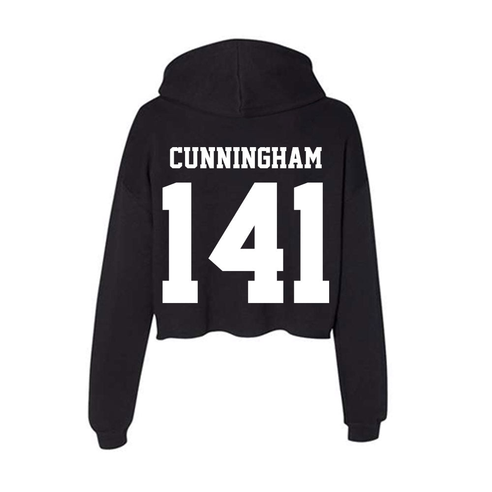 Penn State - NCAA Wrestling : Hayden Cunningham - Classic Shersey Women's Crop Fleece Hoodie-1